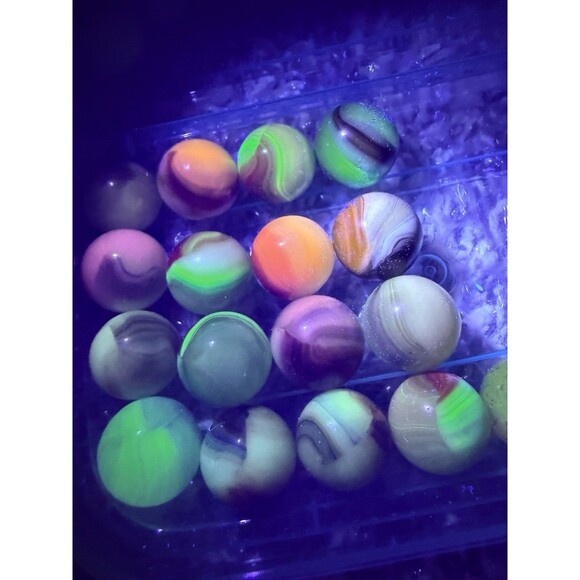 VTG. Master Made Sunbursts Marble Lot Of 37, Rare Collection - Picture 4 of 16